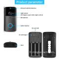 Caméra de porte de sonnette WiFi Doorbell Wiless Ring WiFi